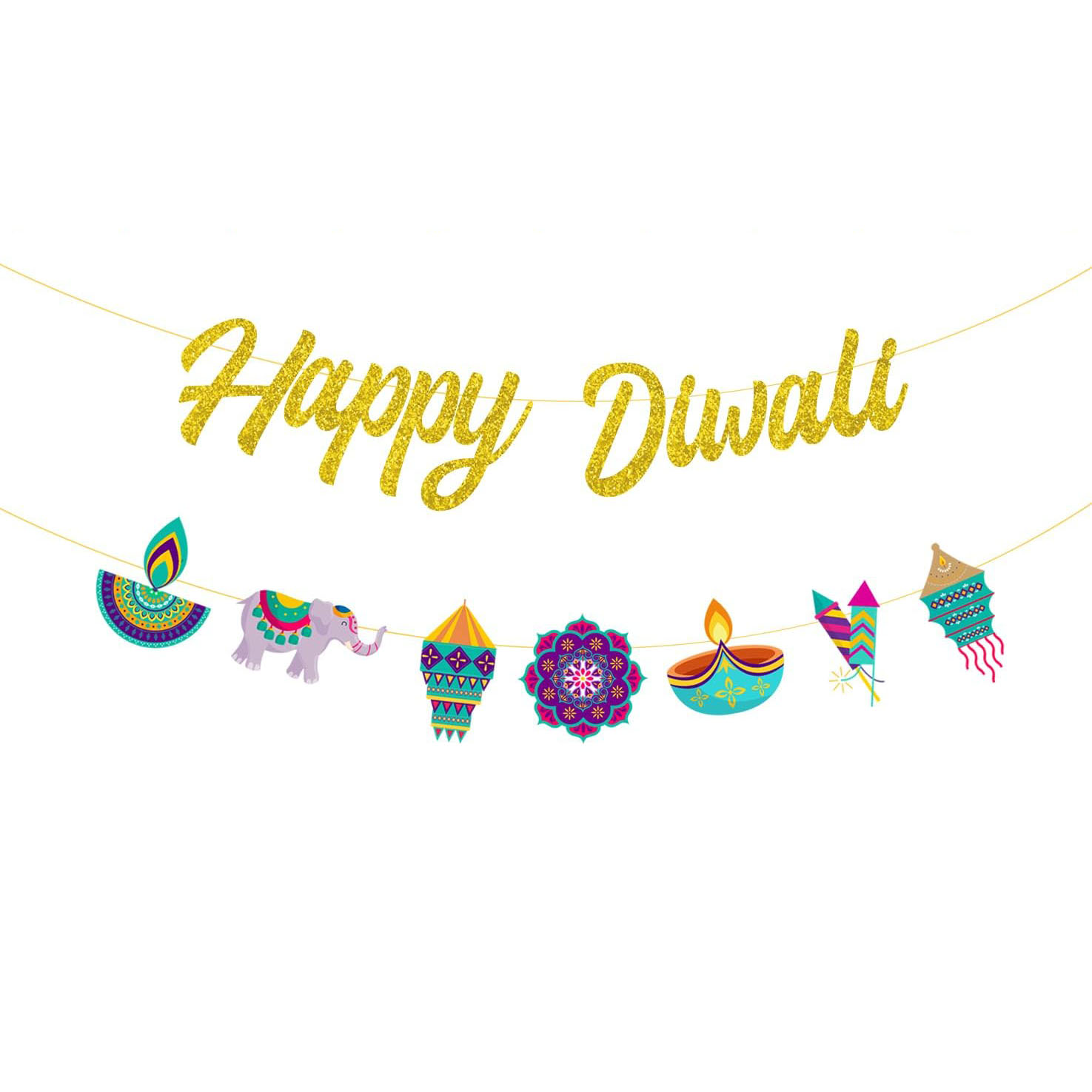 Diwali Party Decorations Happy – Lighting Decor For Diwali recenzja i cena