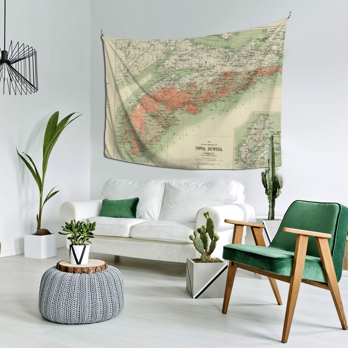 Vintage Geological Map of Nova – Nova Decor & Lighting Juletrelys recenzja i cena