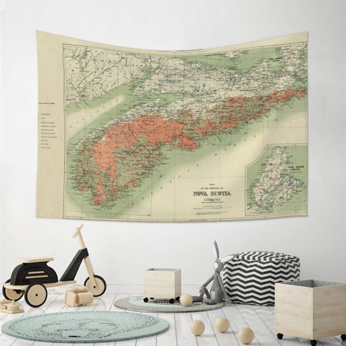 Vintage Geological Map of Nova – Nova Decor & Lighting Juletrelys recenzja i cena