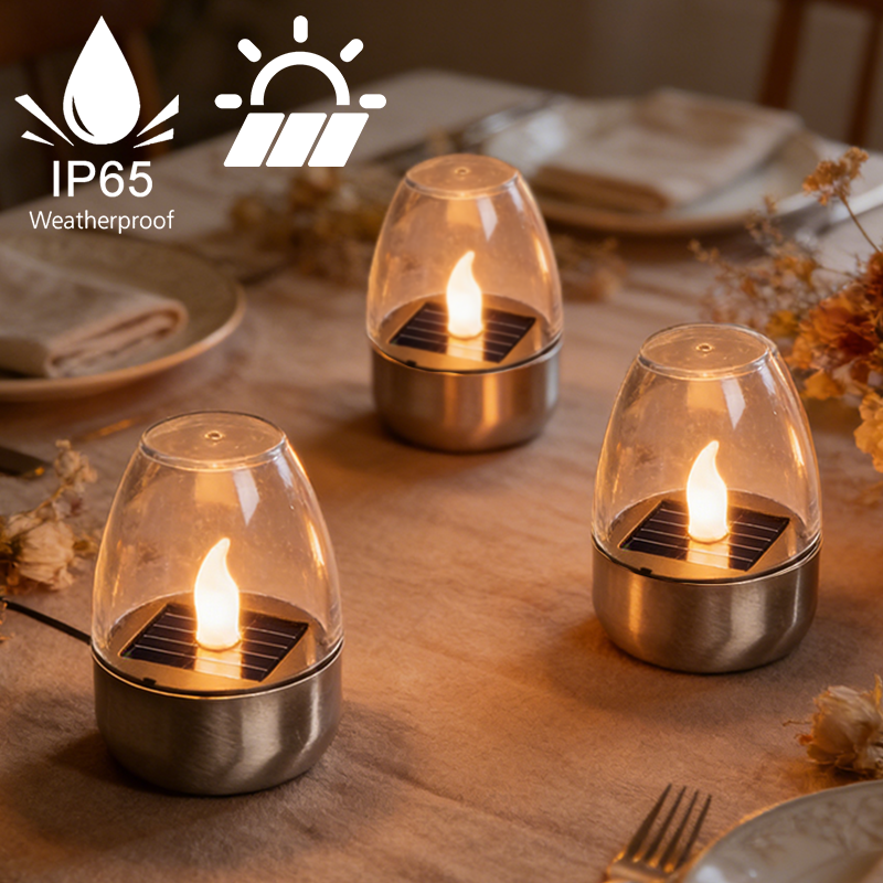 LED Solar Candles Light Flamel – Garden Lighting Decor recenzja i cena