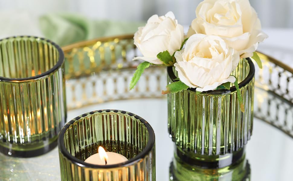 8pcs Green Votive Candle Holde – Wedding Lighting And Decor recenzja i cena