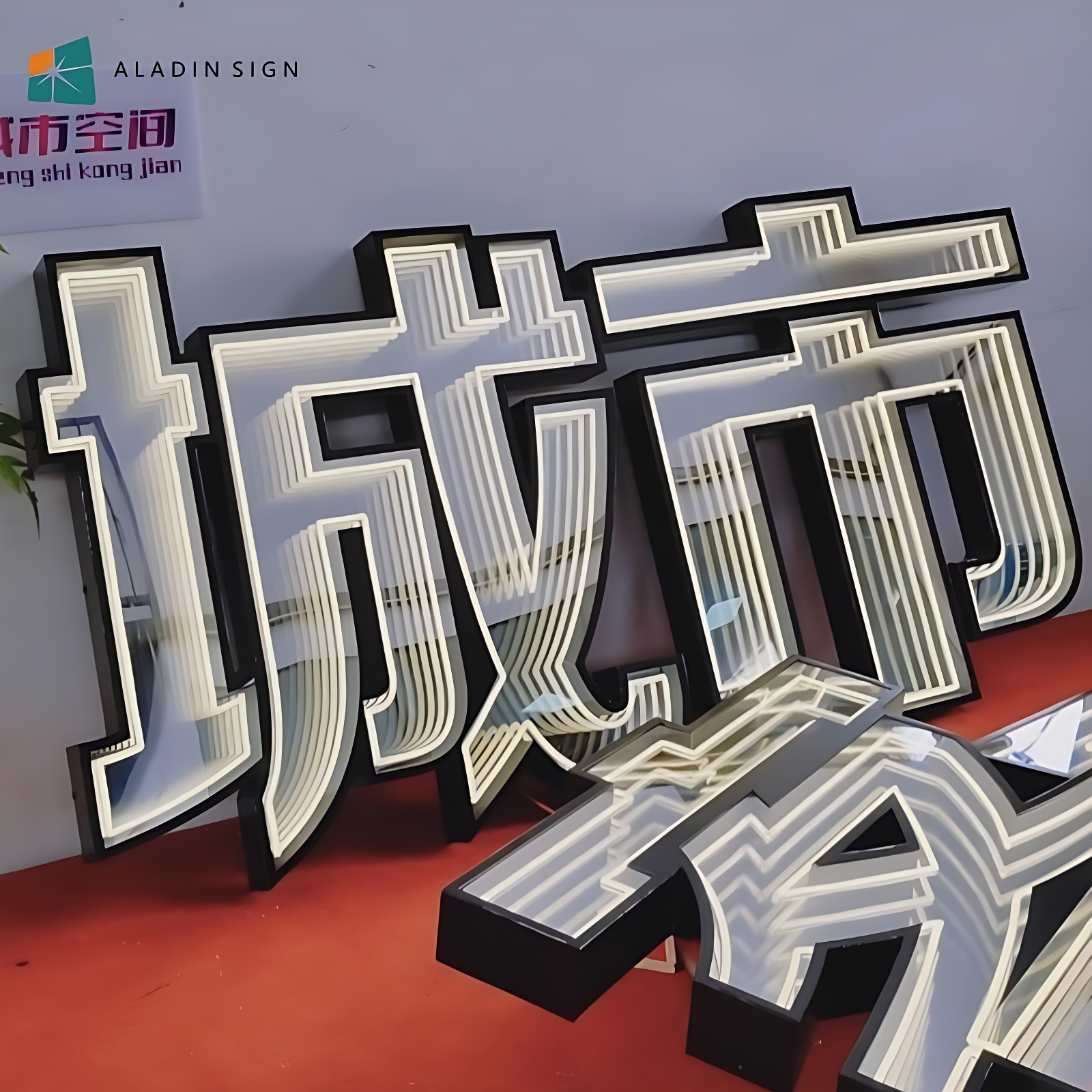 Customized 3D LED Infinity Mir – Neon Sign Custom Led recenzja i cena