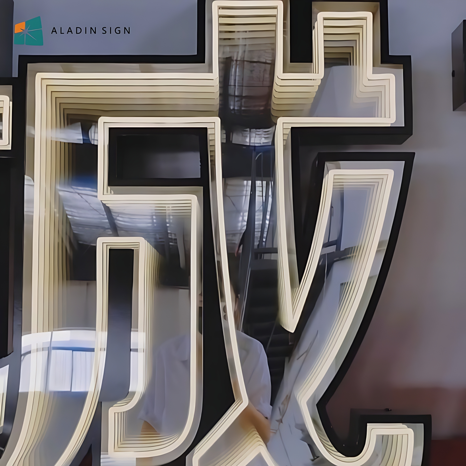 Customized 3D LED Infinity Mir – Neon Sign Custom Led recenzja i cena