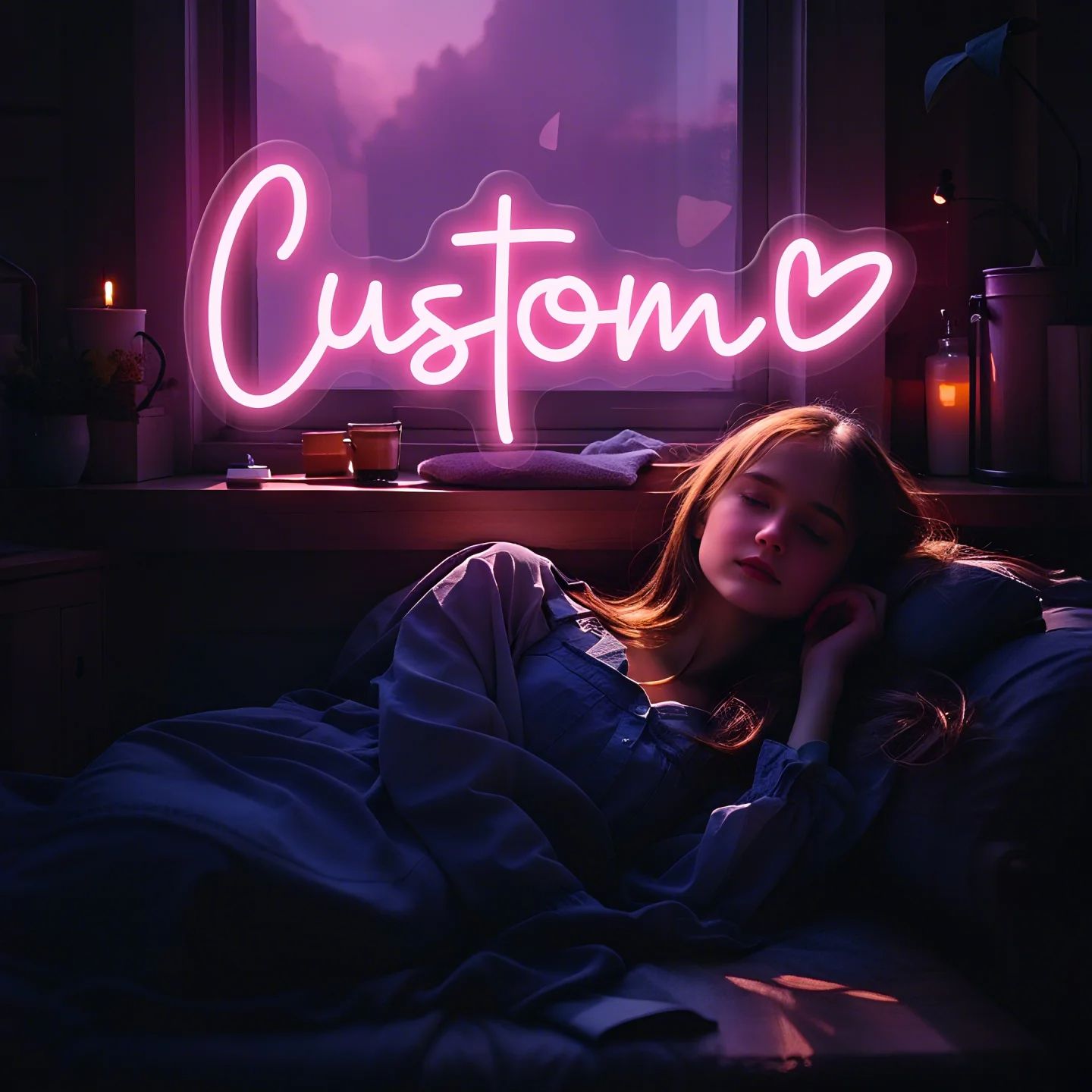 Custom LED Neon Sign Heart USB – Neon Sign Custom Led recenzja i cena