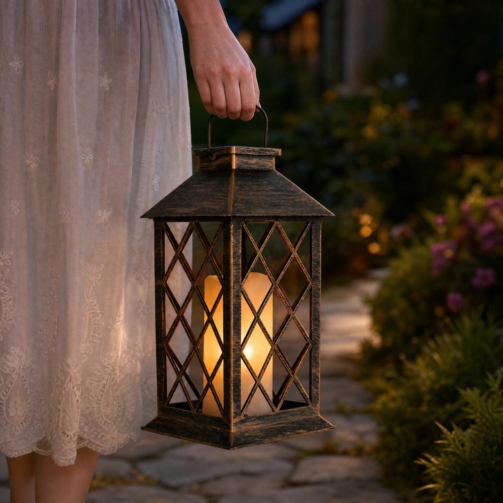 Retro Solar Lantern, Outdoor S – Garden Lighting Decor recenzja i cena