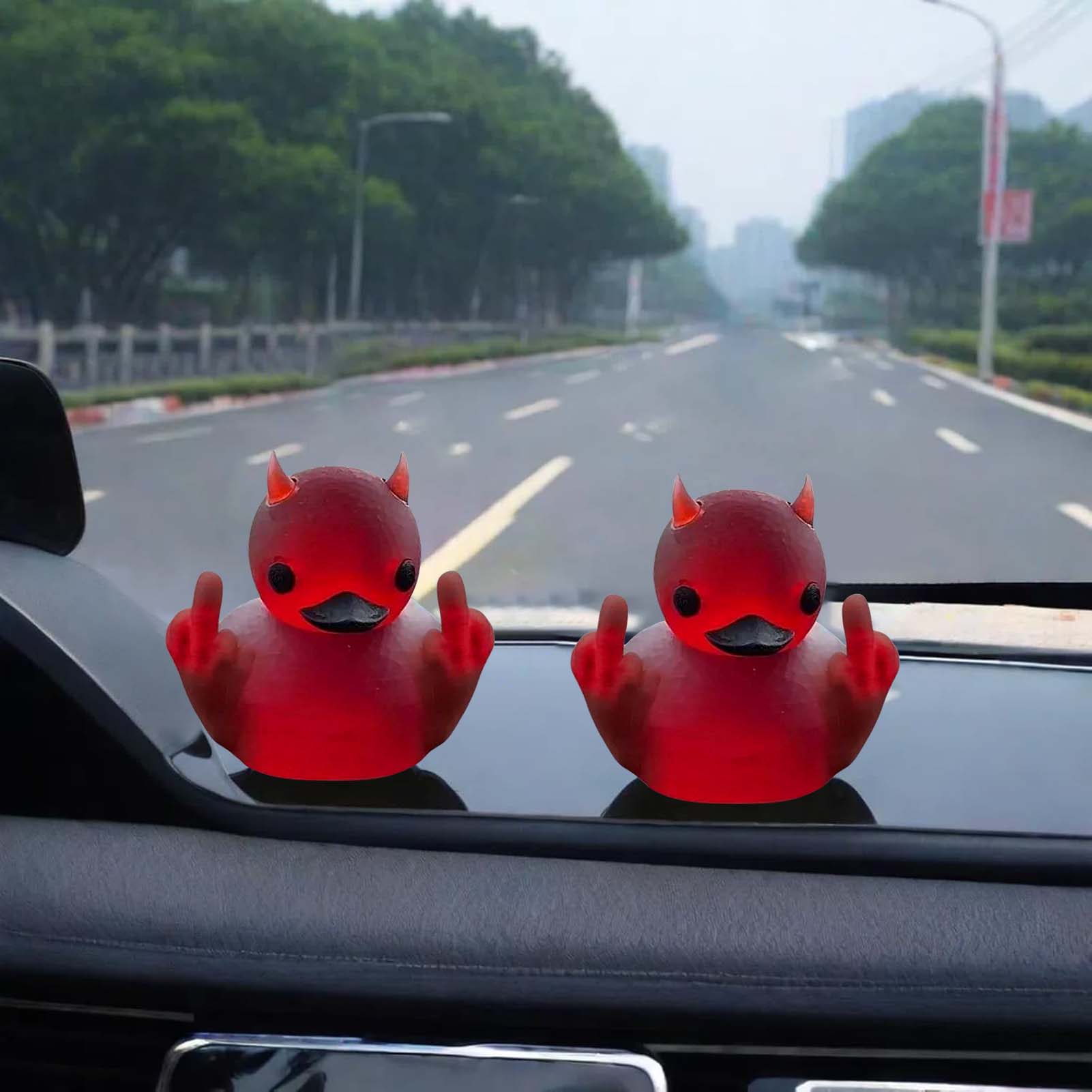 Devil Middle Finger Duck Deskt – Lighting Mcqueen Bedroom Decor recenzja i cena