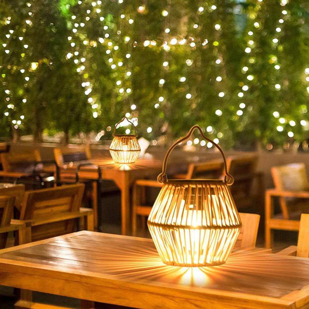 IP65 Waterproof Solar Rattan L – Garden Lighting Decor recenzja i cena