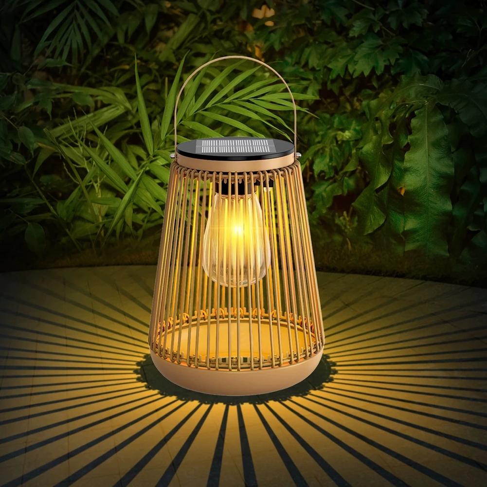IP65 Waterproof Solar Rattan L – Garden Lighting Decor recenzja i cena