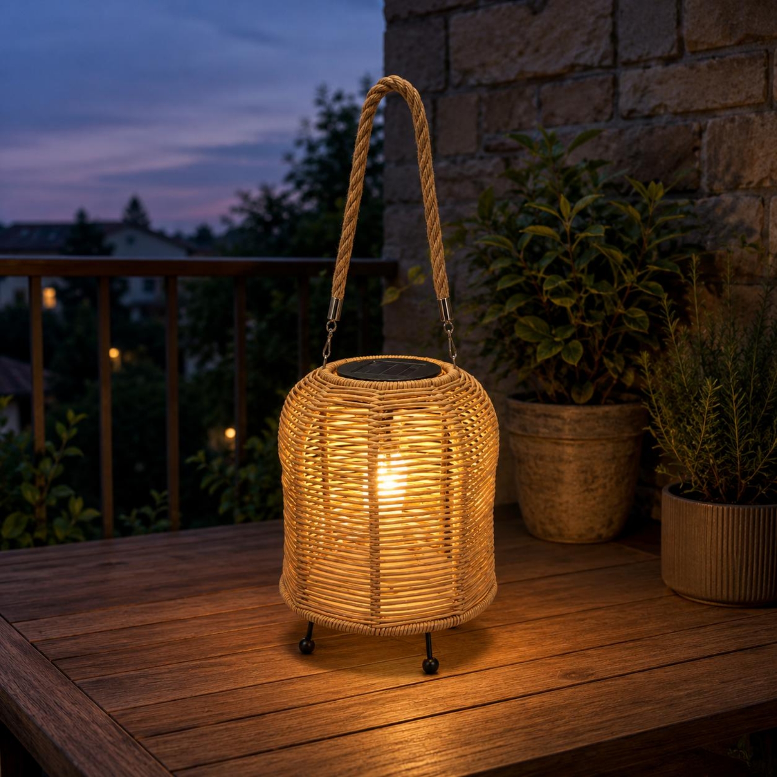 Handwoven Solar Lantern Warm L – Garden Lighting Decor recenzja i cena