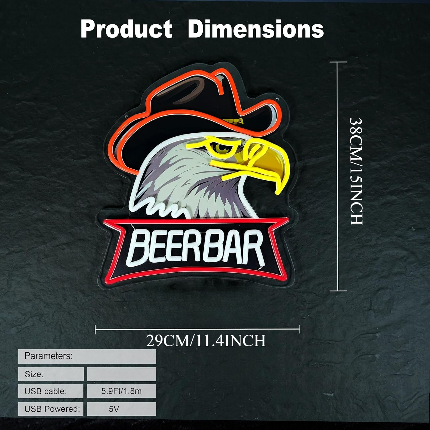 Beer Bar Neon Sign Business Ar – Lighting Decor For Bedroom recenzja i cena