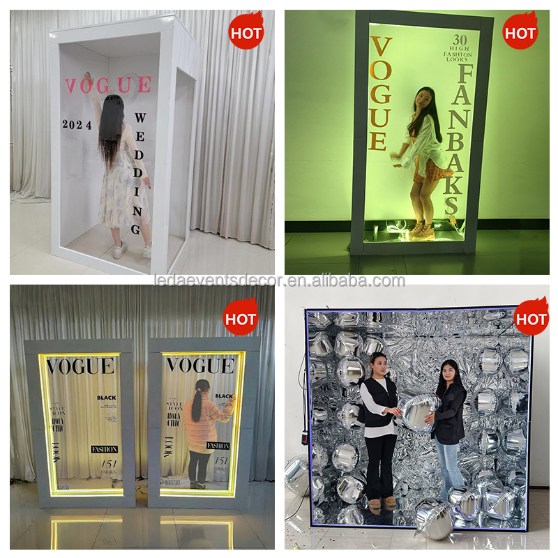 Wedding Metal Frame Photo Boot – Lighting And Decor Magazine recenzja i cena