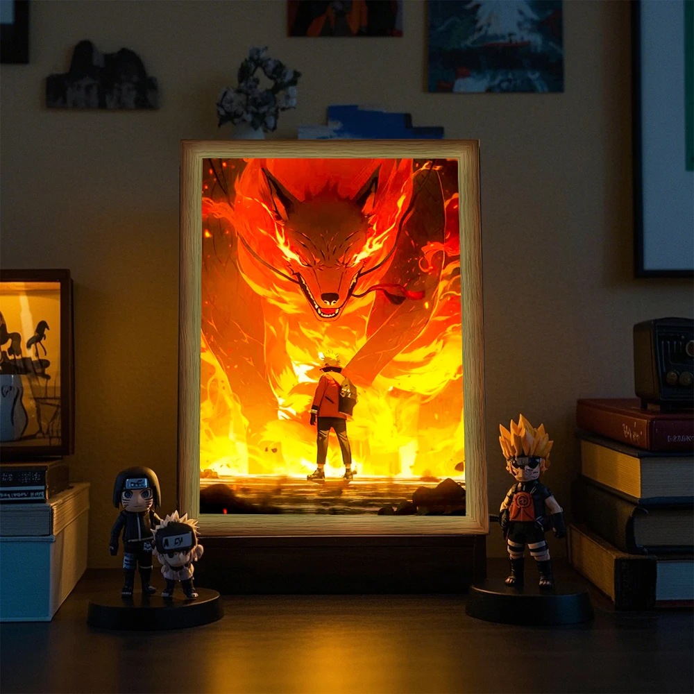 Anime Naruto Figure Sticker Li – Lighting Room Decor Items recenzja i cena