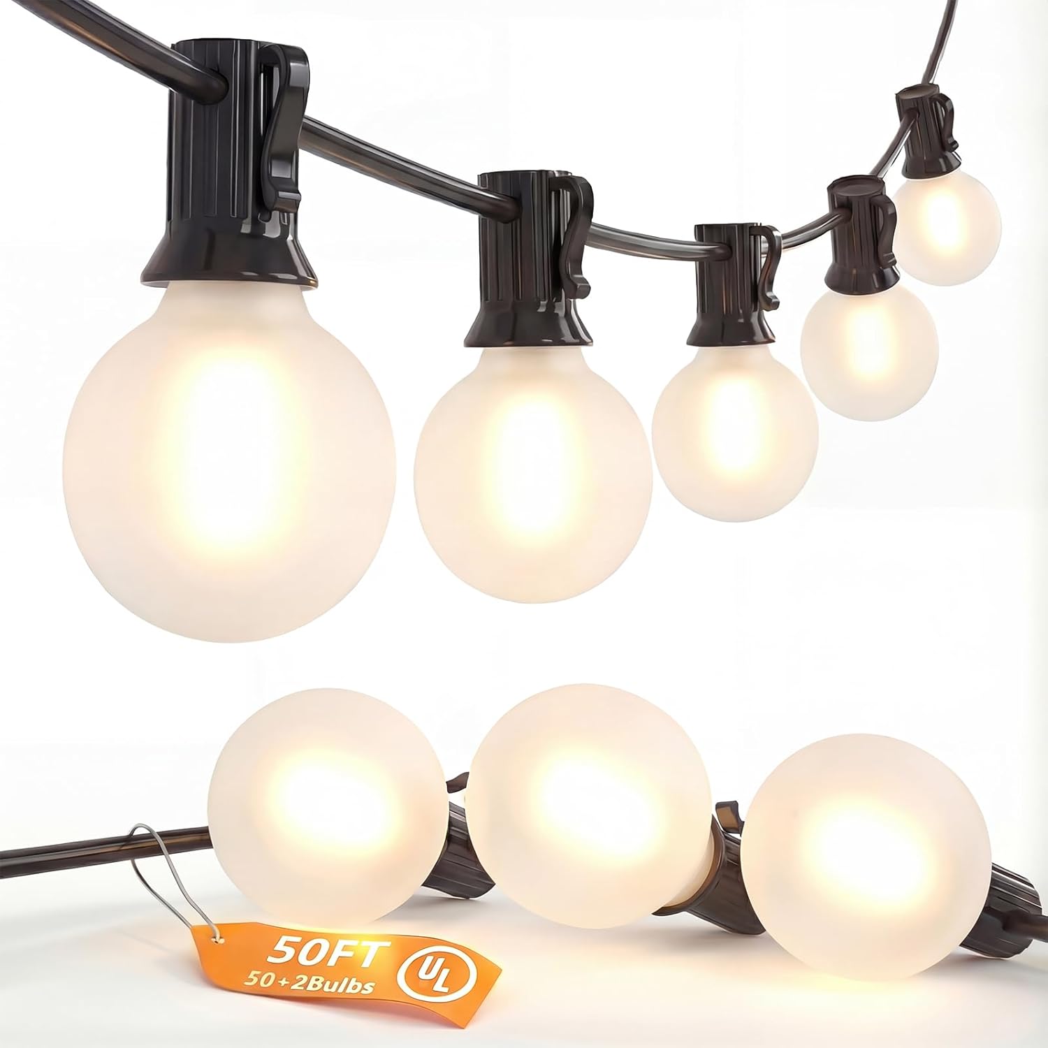 50FT Outdoor String Lights wit – String Light Outdoor recenzja i cena
