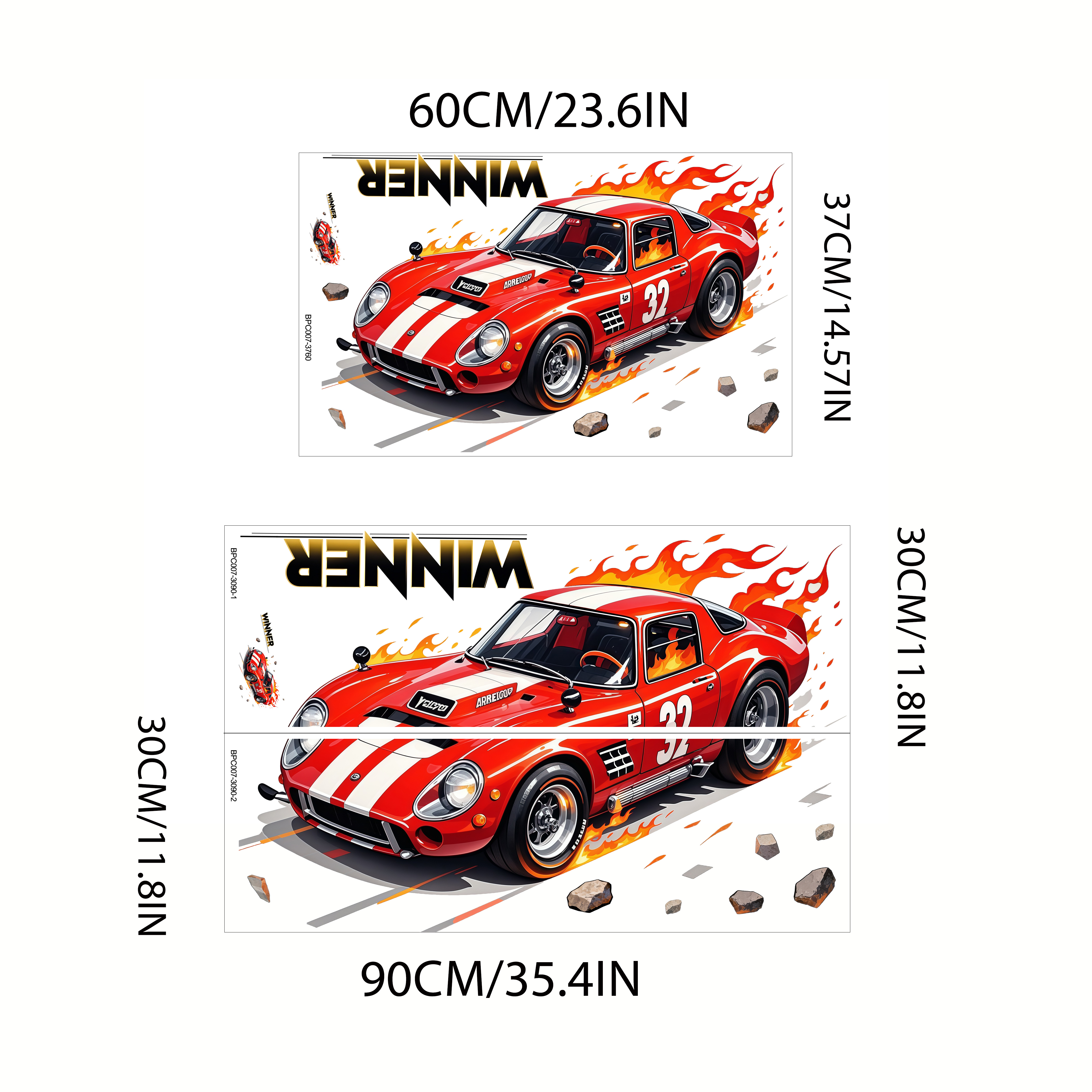 Children's Room Wall Decor Rac – Lighting Mcqueen Bedroom Decor recenzja i cena
