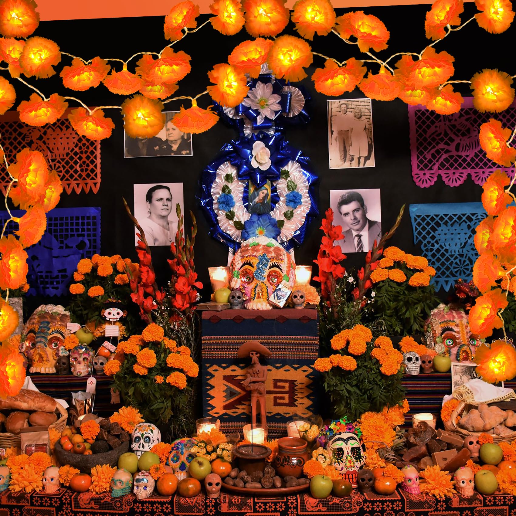 2-20PCS Lighted Marigold Garla – Lighting Decor For Diwali recenzja i cena