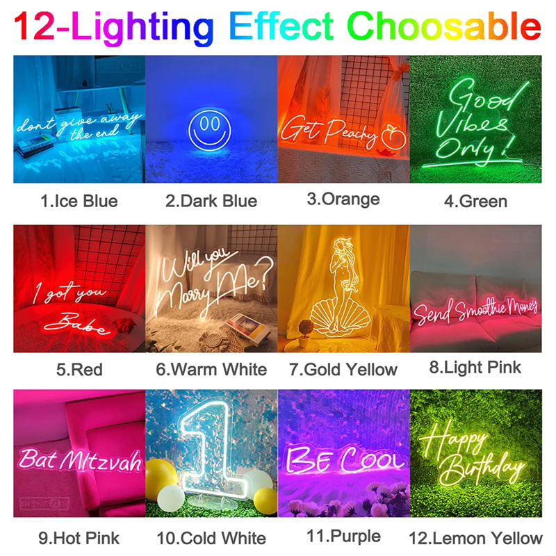 Custom Led Neon Signs LED Ligh – Neon Sign Custom Led recenzja i cena