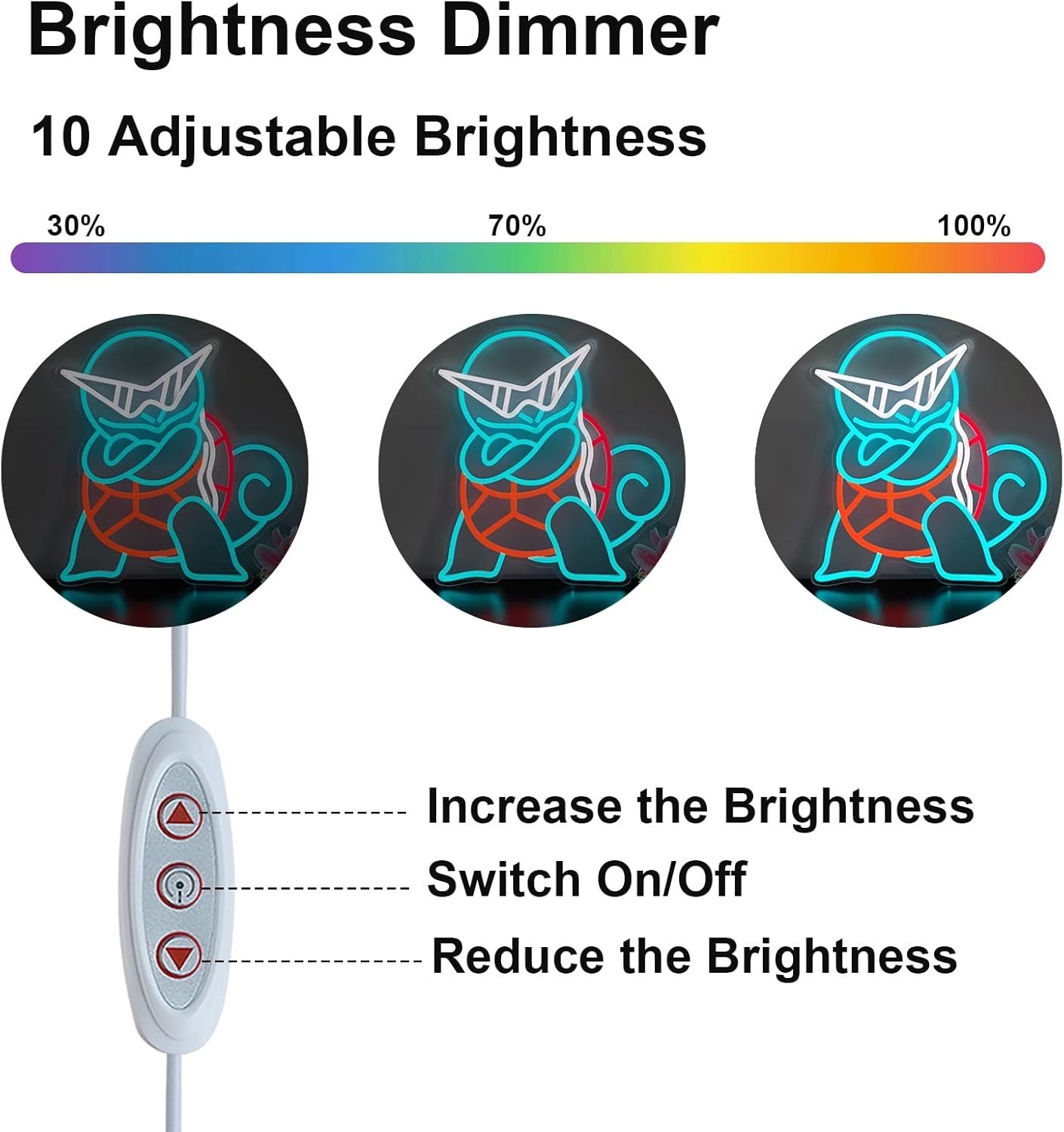 Pokemon Squirtle Neon Sign LED – Lighting Room Decor Items recenzja i cena