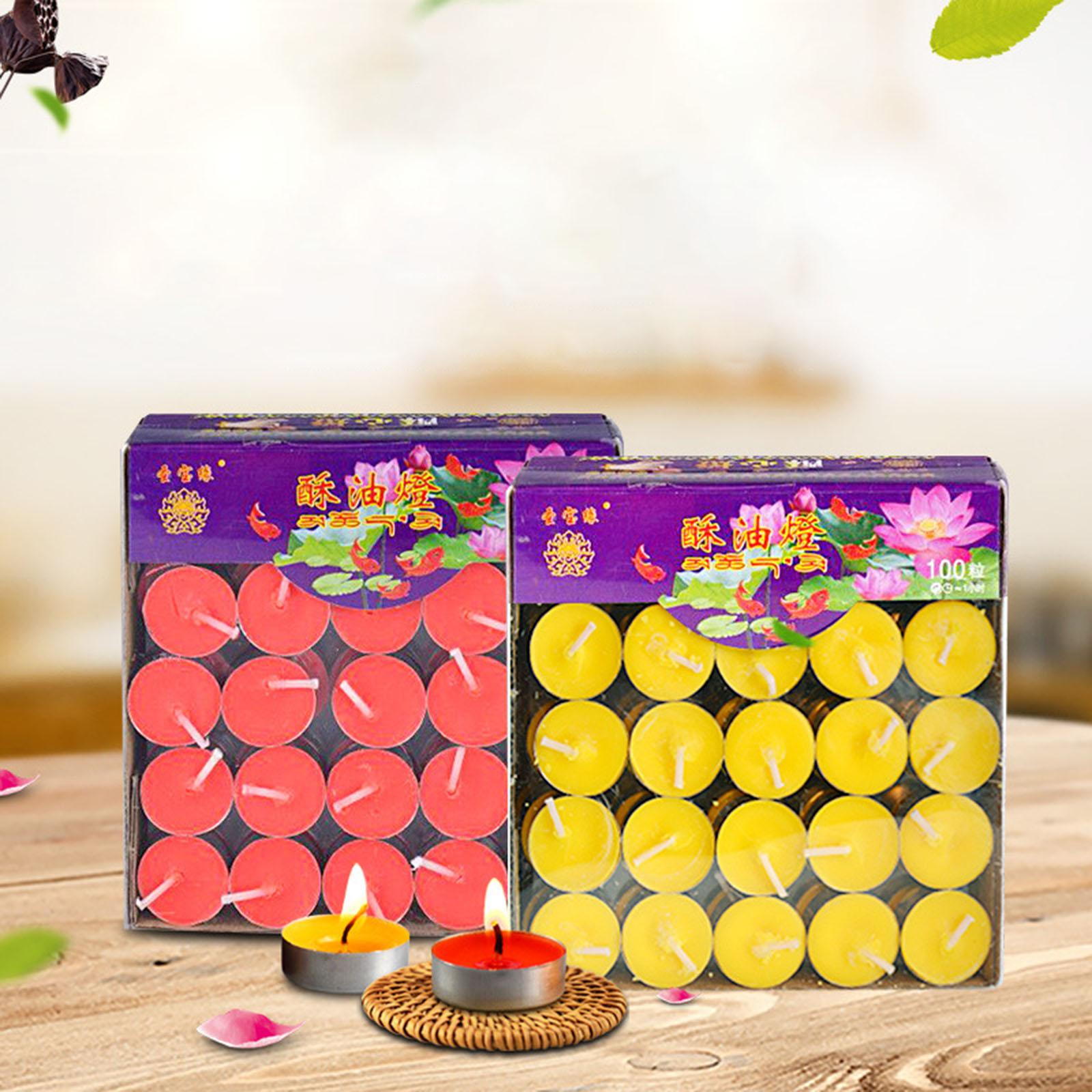 100x Tealight Ghee Butter Lamp – Lighting Decor For Diwali recenzja i cena