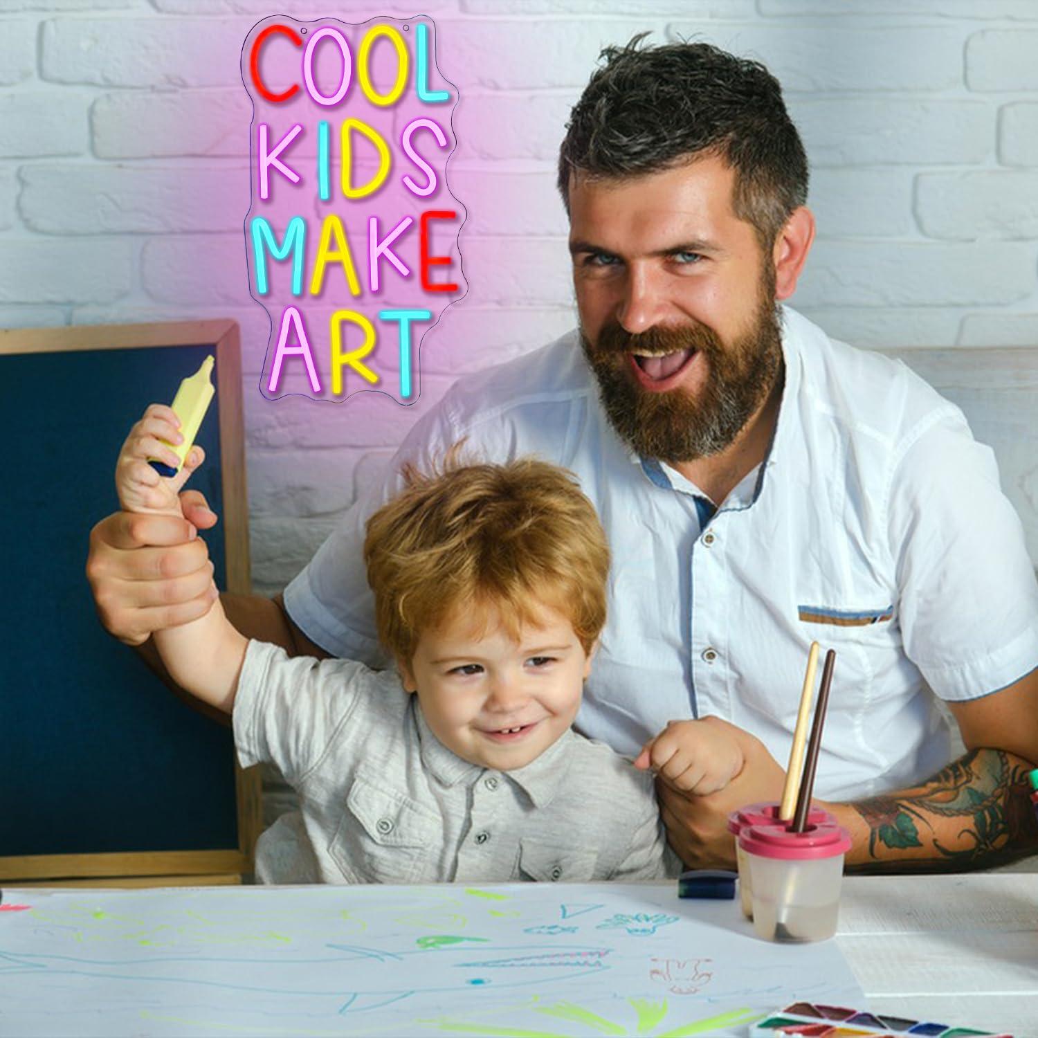 Cool Kids Make Art Neon Sign U – Lighting Decor For Bedroom recenzja i cena