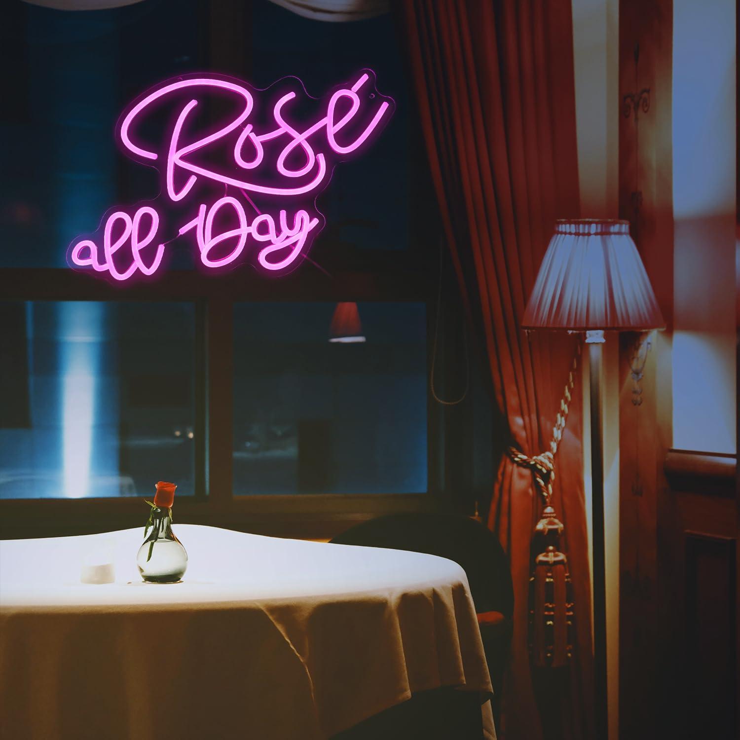Rose All Day Neon Sign Dimmabl – Wedding Lighting And Decor recenzja i cena