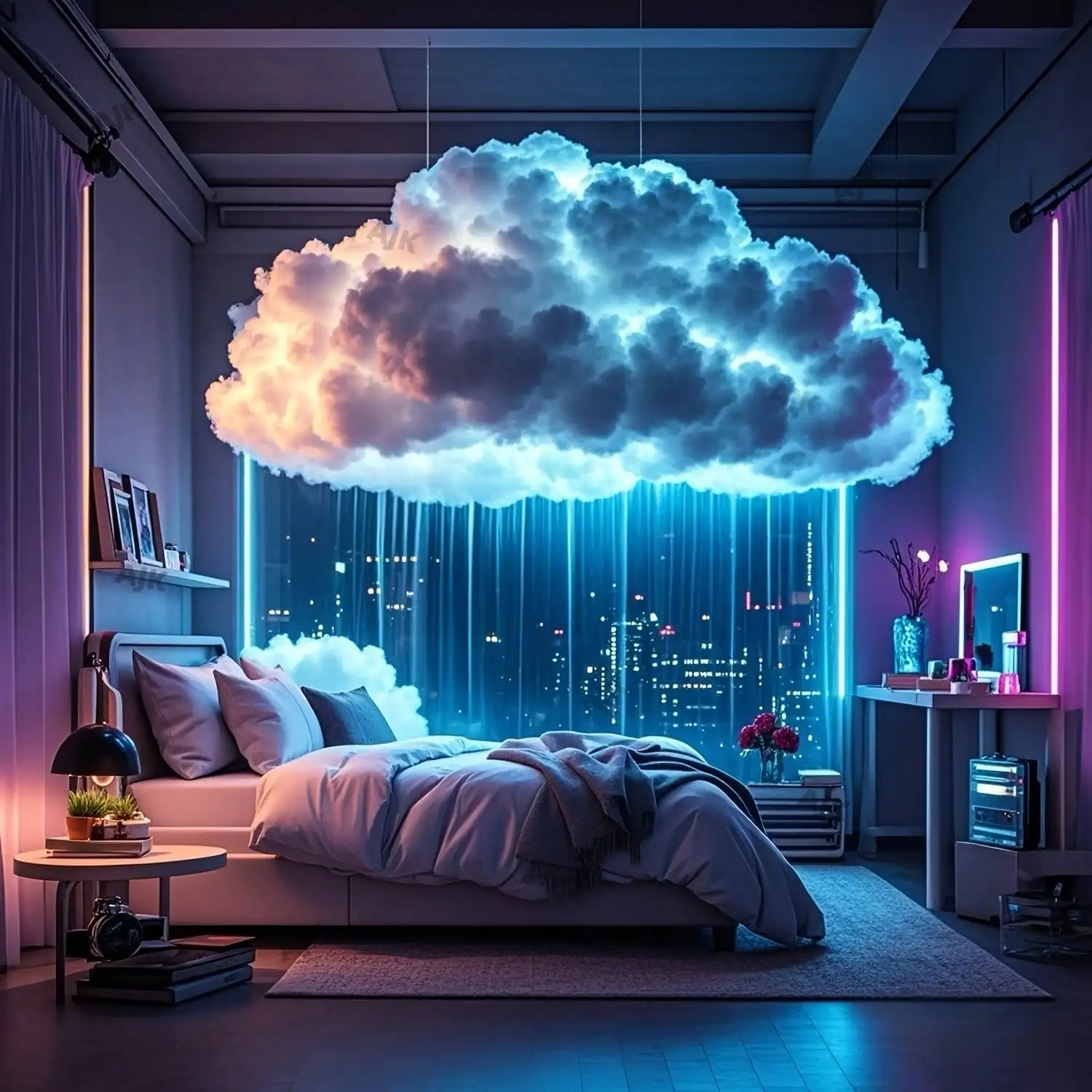 3D Thundercloud LED Atmosphere – Garage Lighting Decor recenzja i cena