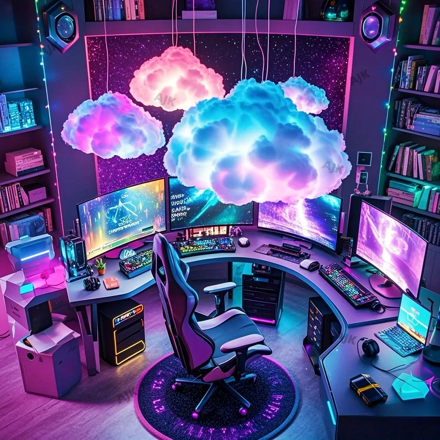 3D Thundercloud LED Atmosphere – Garage Lighting Decor recenzja i cena