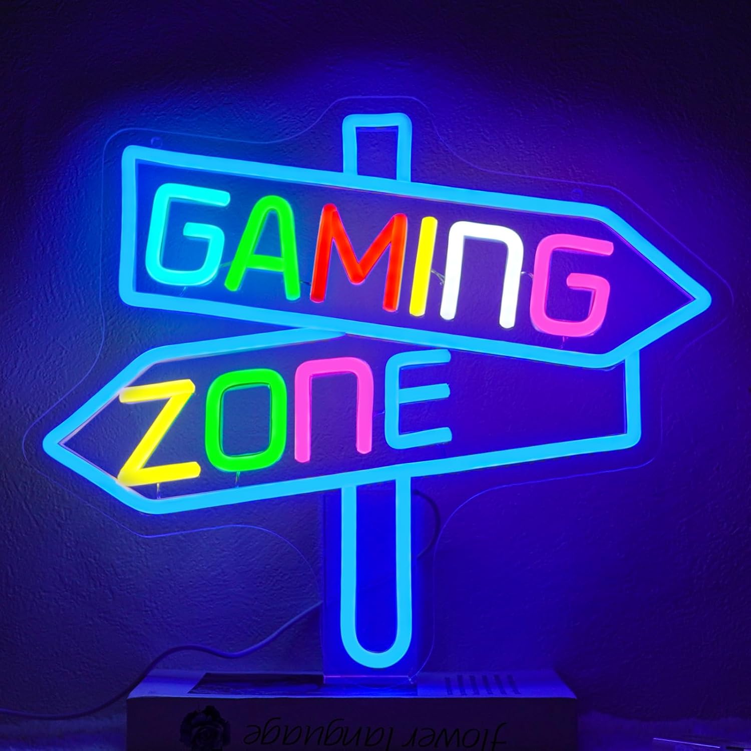 Gaming Zone Neon Sign USB LED  – Garage Lighting Decor recenzja i cena