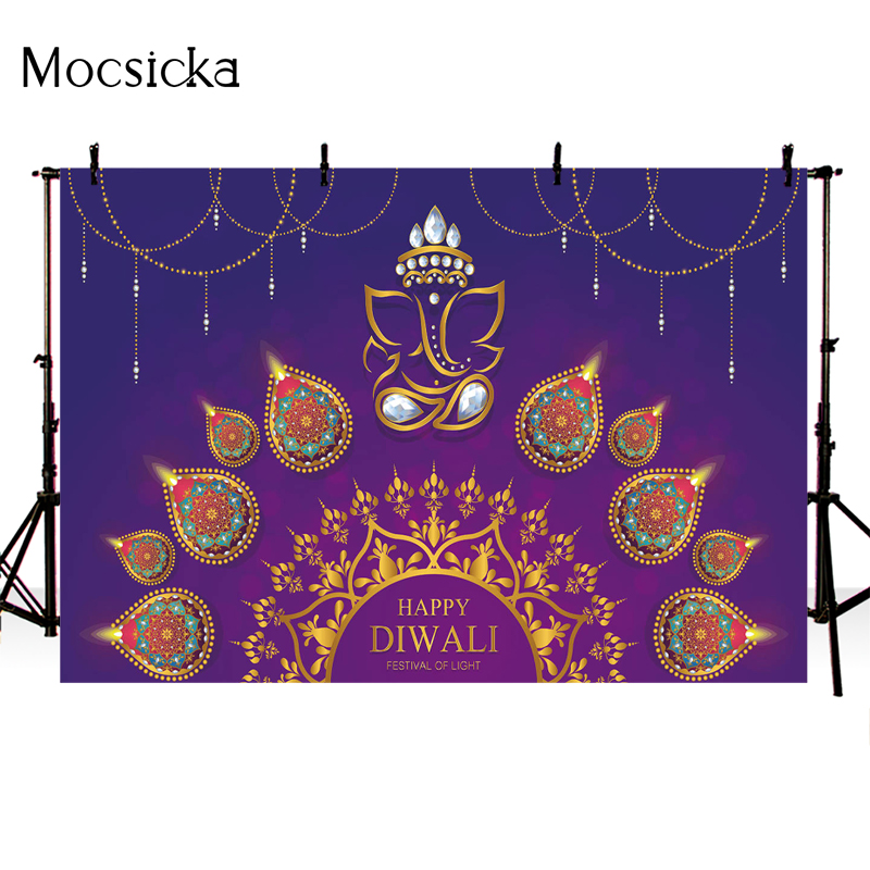 Mocsicka Happy Diwali Backdrop – Lighting Decor For Diwali recenzja i cena