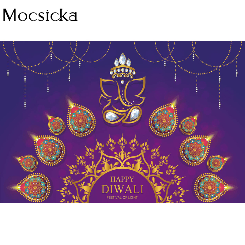 Mocsicka Happy Diwali Backdrop – Lighting Decor For Diwali recenzja i cena