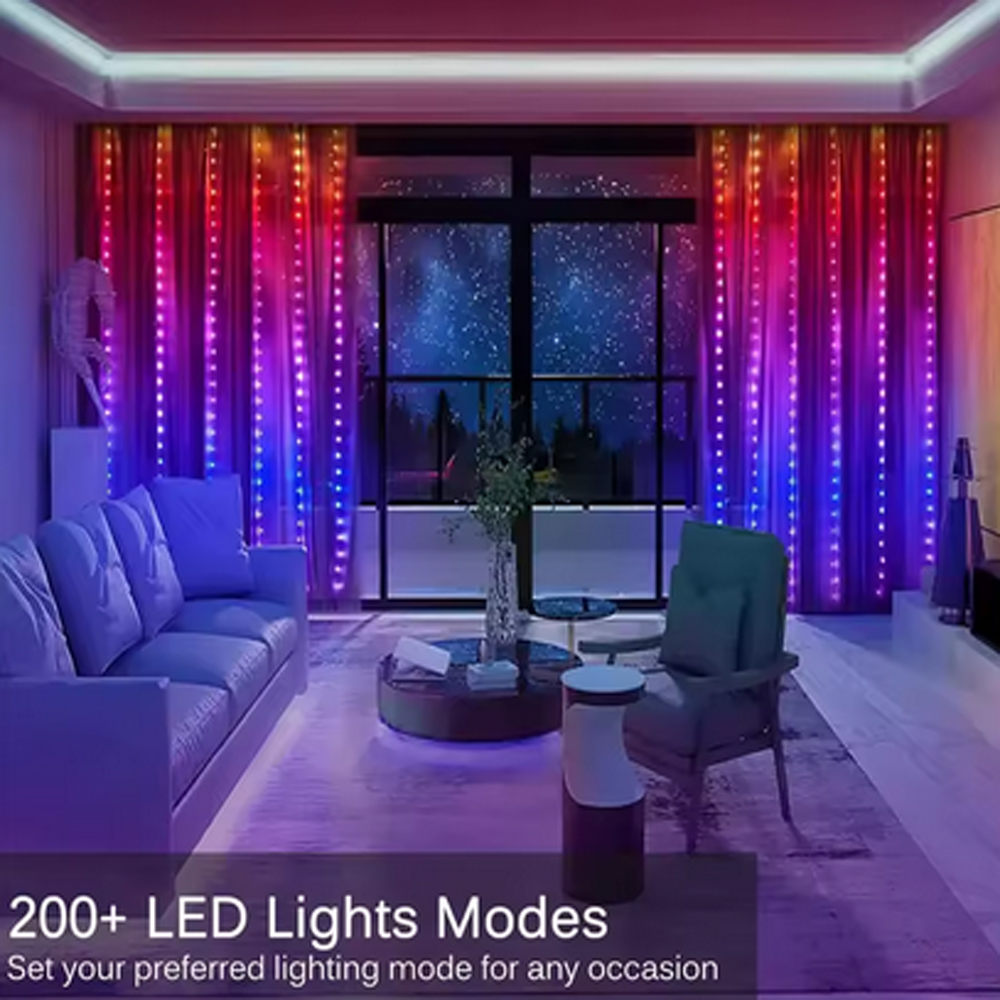 3M RGB Smart LED Curtain Light – String Light Outdoor recenzja i cena