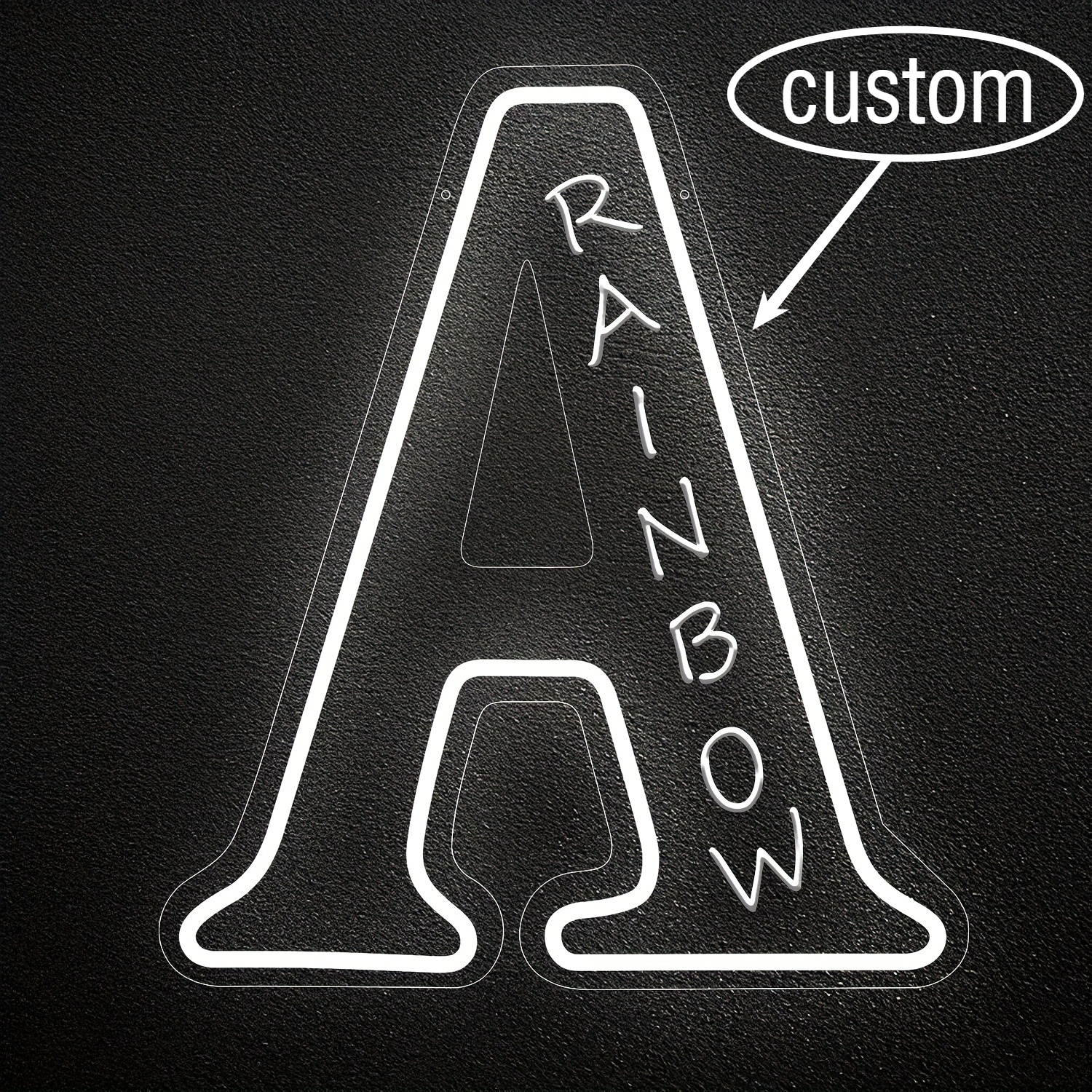 Custom 26 Letters 3D Embossed  – Neon Sign Custom Led recenzja i cena