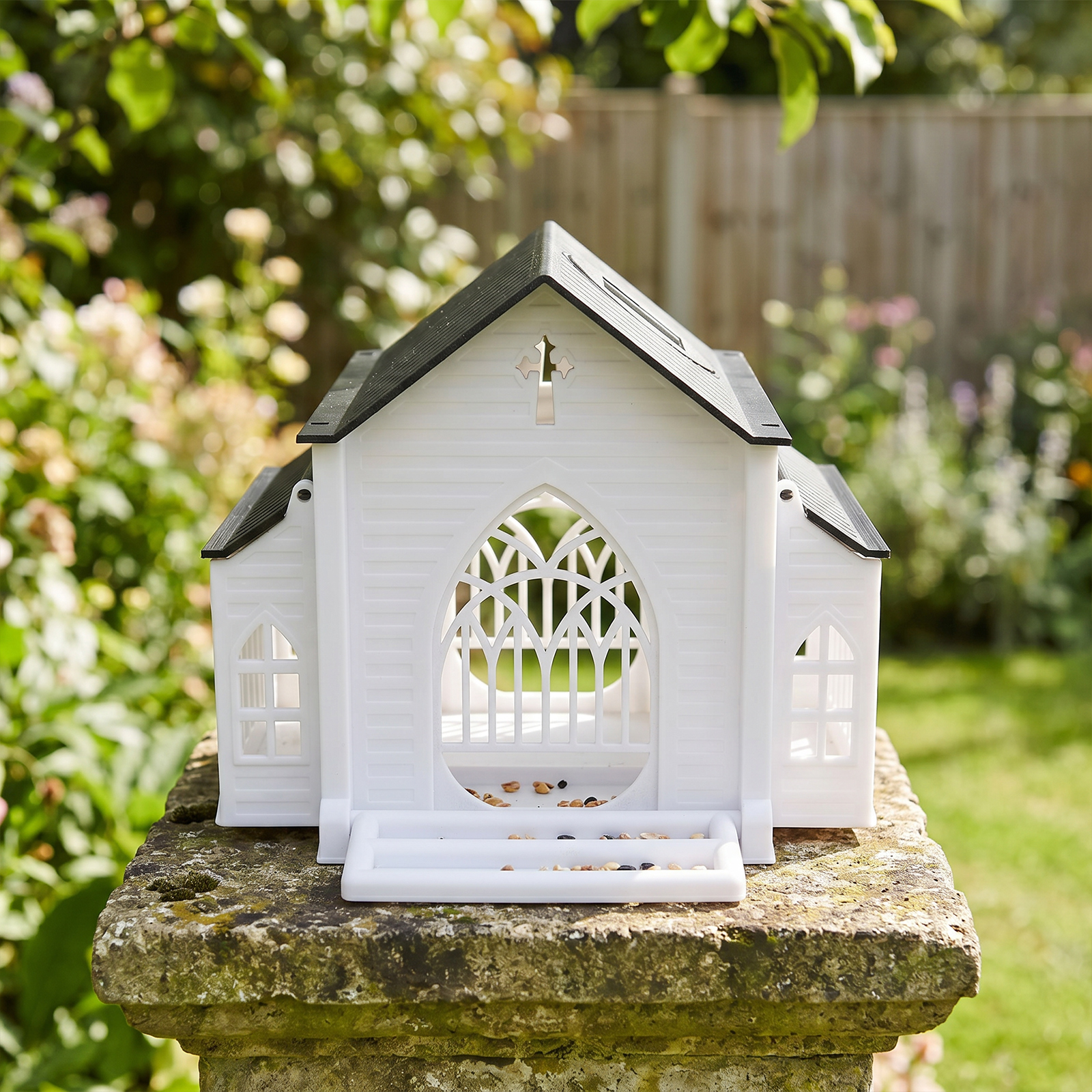 Hanging Wild Bird Feeder with  – Garden Lighting Decor recenzja i cena