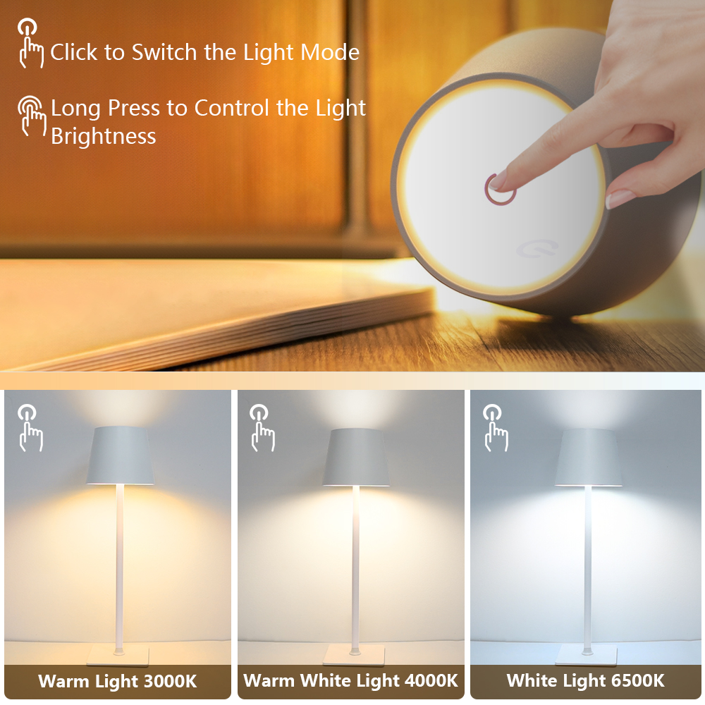 LED Rechargeable Desk Light Wi – Lighting Decor For Bedroom recenzja i cena