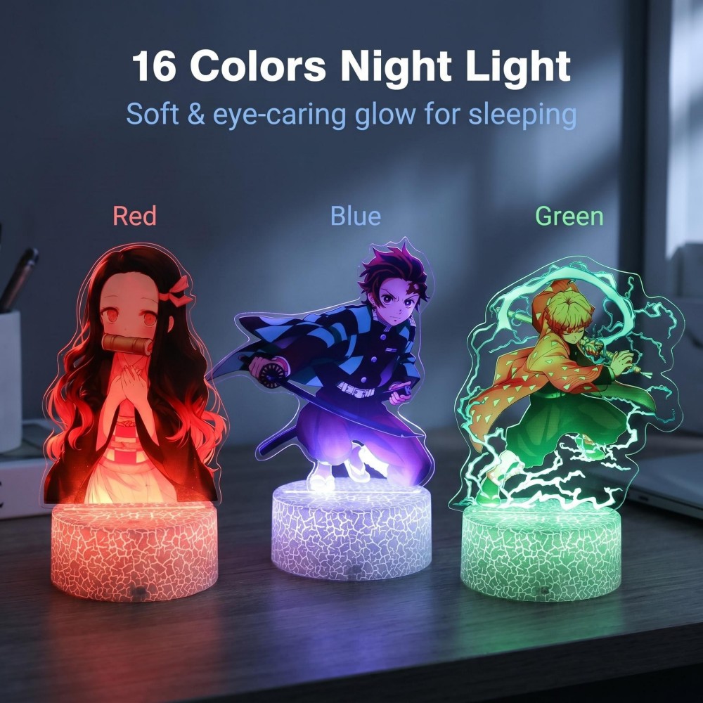 Anime Figure Tanjiro Merch 3D  – Lighting Room Decor Items recenzja i cena